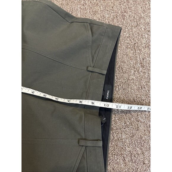 NWT New $295 Theory Seam Trouser Teak Knit Tech Women's size 4 - Picture 11 of 12